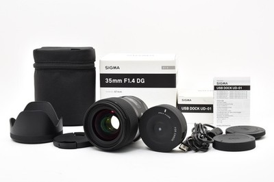 [Fast unbenutzt mit USB-Dock] Sigma Art 35mm F/1.4 DG HSM für Canon EF JAPAN ...