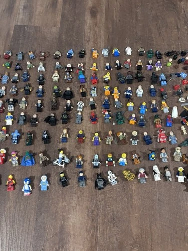 Big LEGO Minifigure Lot – 100+ Random Figures,Superheroes,Characters,Accessories