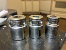 Set Of 3 Snap-on Weatherhead Sockets - 38dr. - Fd-10 Fd-8 Fd-6 - Usa Set Of 3 Snap-on Weatherhead Sockets - 38dr. - Fd-10 Fd-8 Fd-6 - Usa