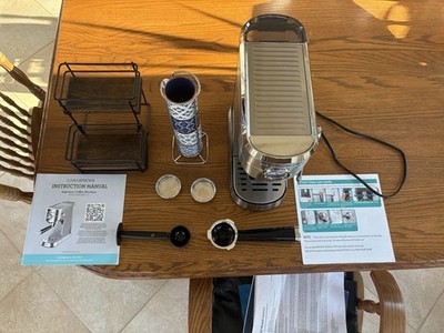 Espresso Machine Maker with Steam Milk Frother Latte Cappuccino Maker.