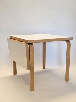 Alvar Aalto Drop-leaf Table by Artek 1960s Finland Vintage Original