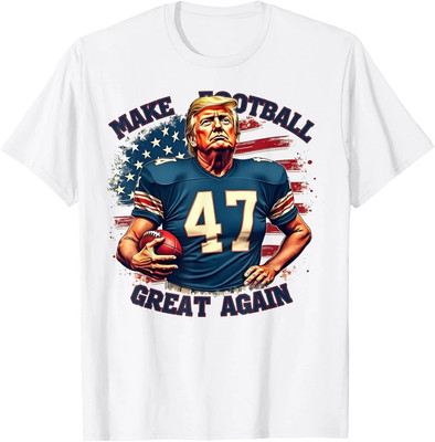 2025/Make American Football Great Again Funny Vintage Unisex T-Shirt