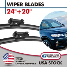 24"+20"Wiper Blades Set Fit 11-14 BMW X6 E71 E72 original equipment replacement