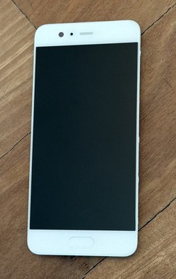 Original Huawei P10 LCD Touchscreen Display Akku Komplett Rahmen Weiß Vorne