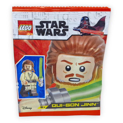LEGO Star Wars 912502 Qui Gon Jinn sw1404 Minifigur Figur Foil Pack 2025 Neu