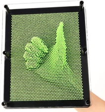 3D Pin Art Toy Extra Large 10" X 8" Pin Art Board Pin Impression Board Toy for K