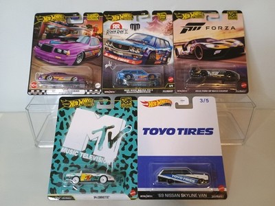 Hot Wheels Premium Lot of 5 Nissan Skyline Mazda RX3 Boulevard MTV Forza (D)