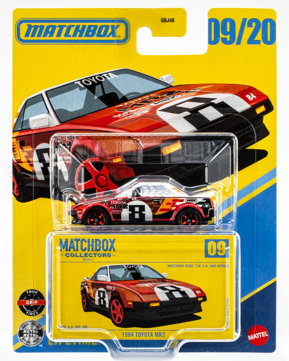 2026 Matchbox Collectors #09 1984 Toyota MR2 RED | WHITE | LIGHTS