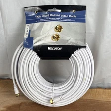New Recon 100 Feet RG59 Coaxial Video Cable 