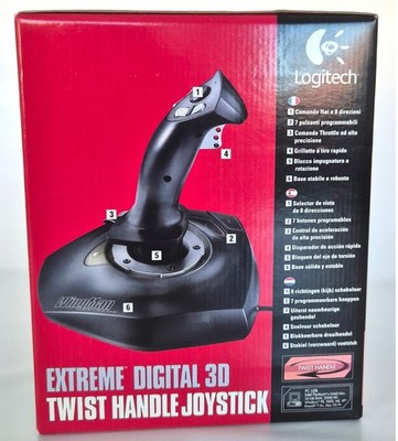 Logitech WingMan Extreme Digital 3D Twist Handle Joystick USB