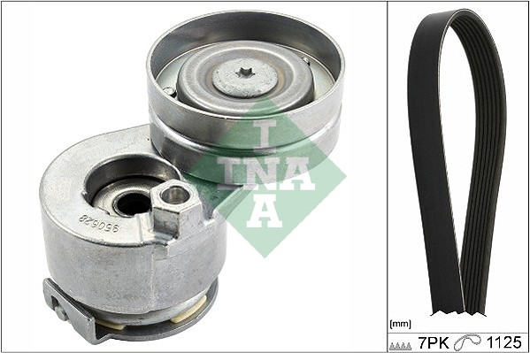529 0088 10 INA Keilrippenriemensatz FüR ,Dacia,Renault-image