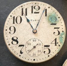 Antique 1883 Elgin Grade 92 Pocket Watch Movement Parts/Repair 16s 11j USA