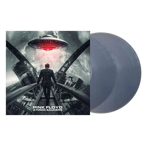 PINK FLOYD - ATOMIC SAUCERS CLEAR VINYL 2LP - Vinyl Record DLP - E72z