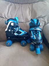 MammyGol Roller Skates for Kids, Adjustable Quad Skates, light up wheels used 1