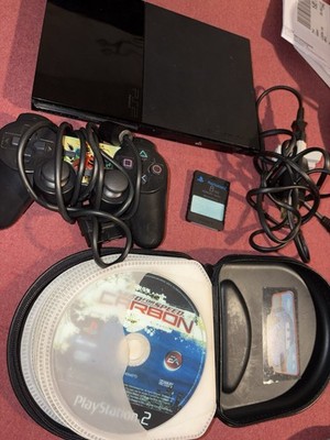 Sony PlayStation 2 Slim PS2 Black Console Gaming System SCPH-90006