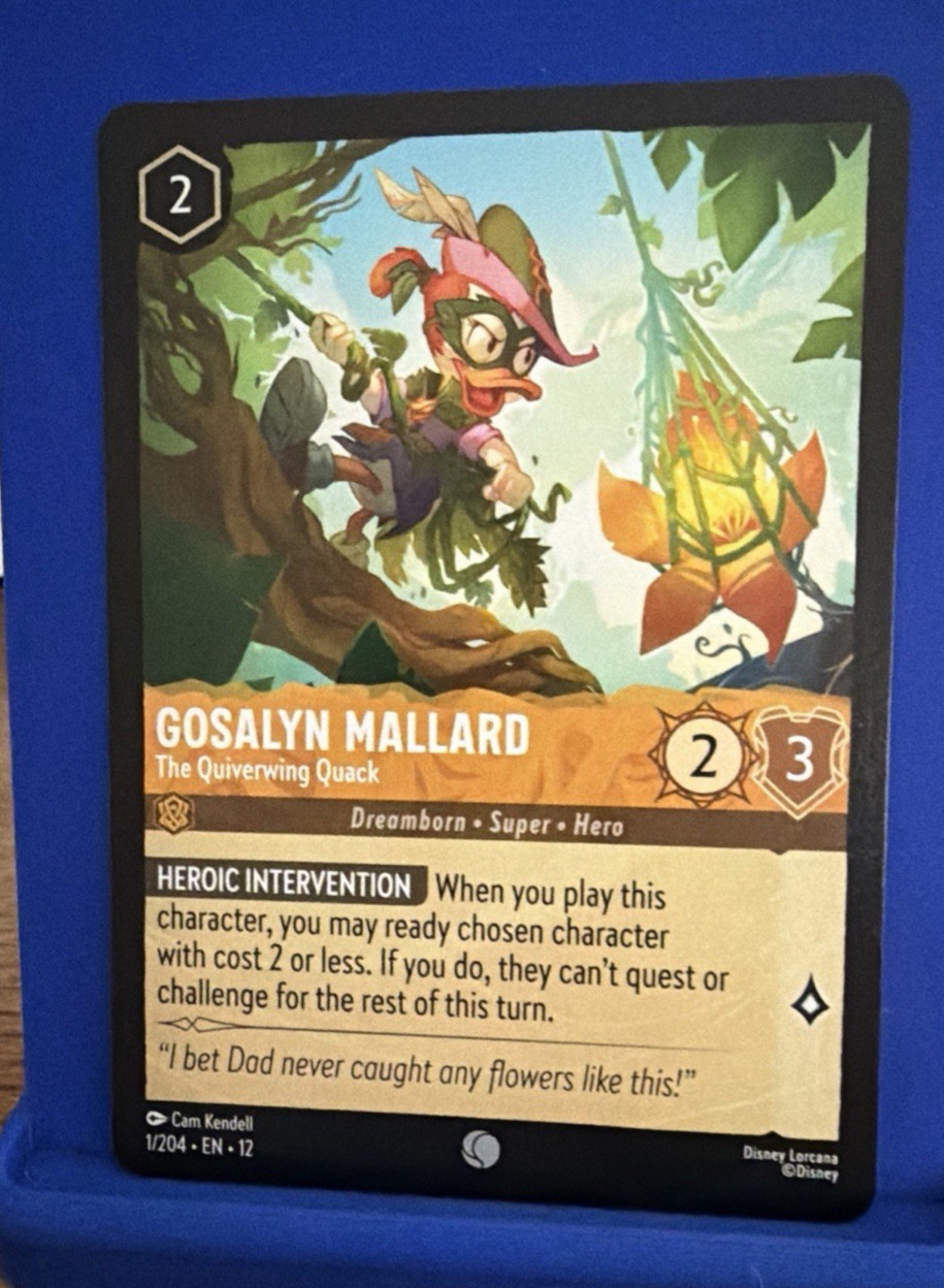 Gosalyn Mallard The Quiverwing Quack Common -Wilds Unknown Disney Lorcana 1/204