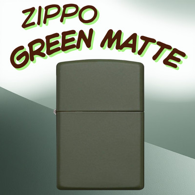 Zippo Green Matte Feuerzeug