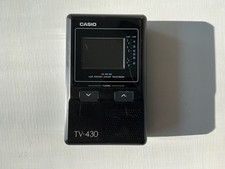 Casio TV-430 Portable TV With 2" Color LCD Screen Analog TV Vintage TURNS ON