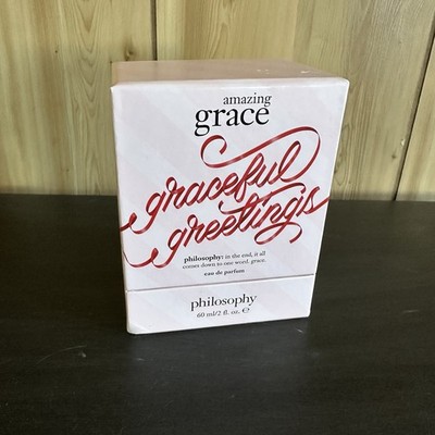 Amazing Grace Graceful Greetings Eau De Parfum Philosophy 2oz Bottle 80% Level