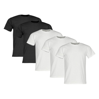 Fruit of the Loom 5er Pack Heavy Cotton T-Shirt Herren | S-3XL | Baumwolle