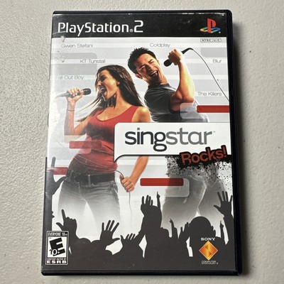 SingStar Rocks (Sony PlayStation 2, 2006) Compete, Tested.
