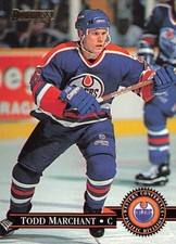 Todd Marchant 1995-96 Donruss #200 Edmonton Oilers