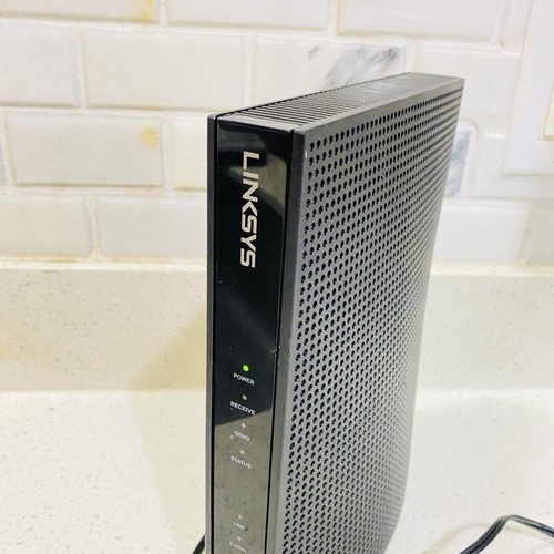 Linksys CG7500 AC1900 Dual-Band Cable Modem Wi-Fi Router with Adapter Tested - Picture 3 of 15