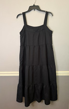 Shein SHEIN Solid Tiered sunDress - womens size M