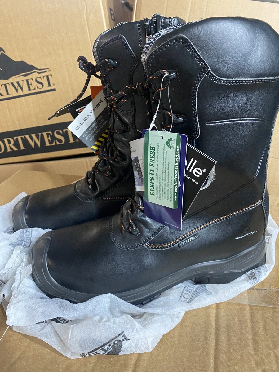 Portwest Traction 10 inch 25cm Safety Boots Size UK 10 Men s