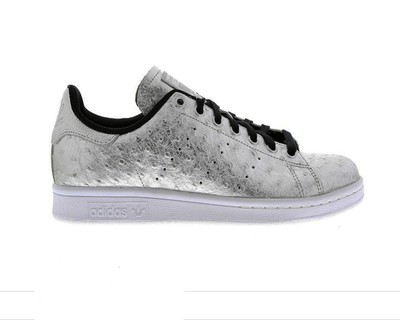 adidas stan smith metallic silver
