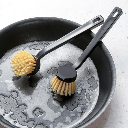 Dish Brush Long Handle Kitchen Scrubber Cleaning Brush Hand Cleaning Pot Brush - Picture 10 of 12