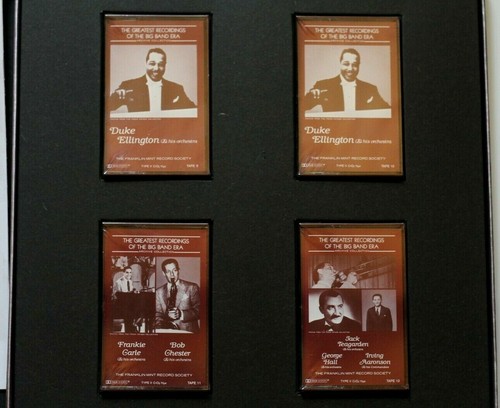 Duke Ellington Carle Teagarden Chester Hall jazz 4 cassette sealed 1983 Franklin - Picture 2 of 11