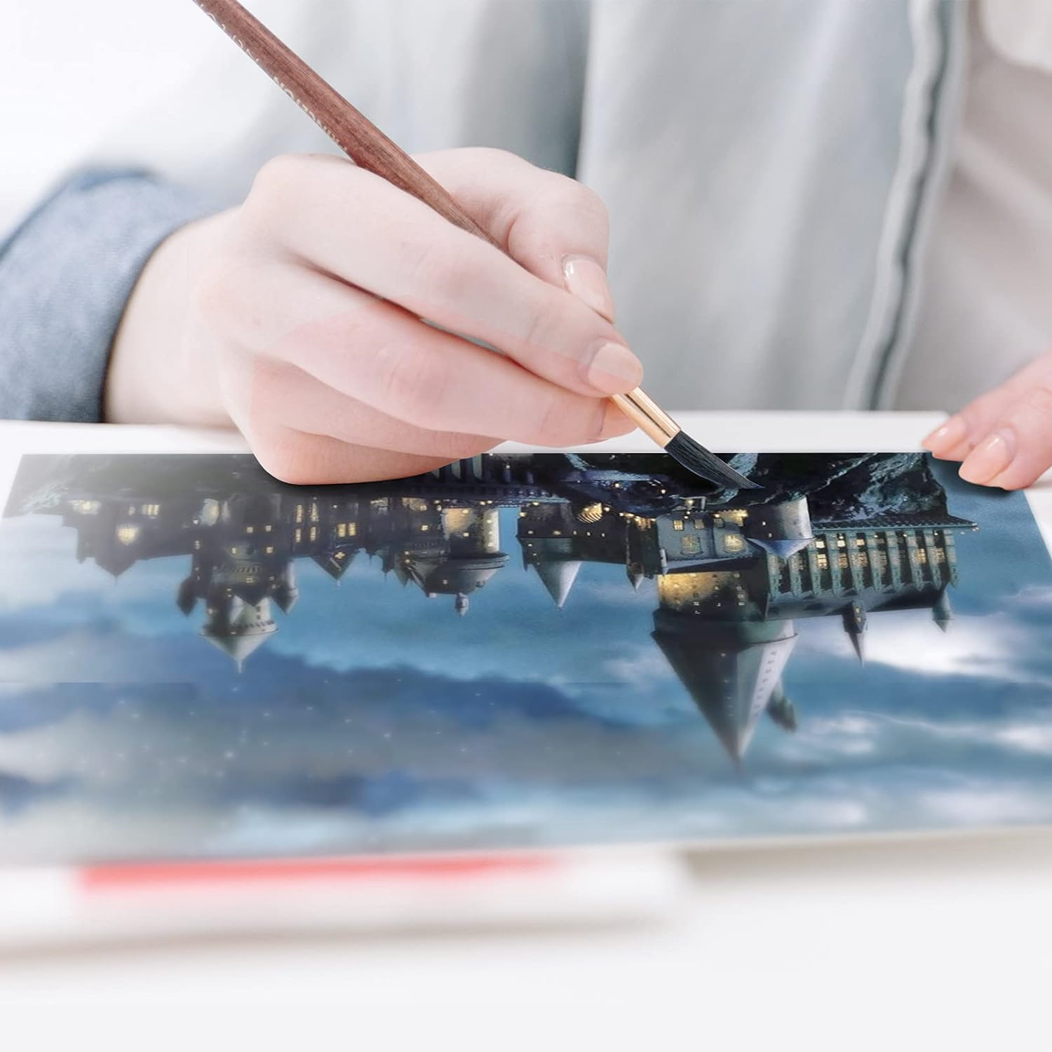 CAYUDEN Paint by Numbers for Adults, 16x20 inch Acrylic Oil Painting by