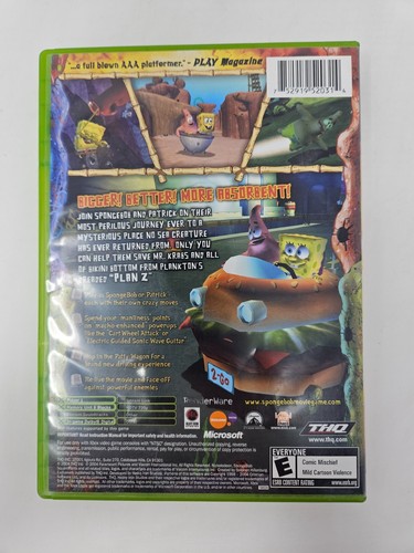 SpongeBob SquarePants Movie - Original Xbox 2004 *No Manual* - Picture 2 of 5