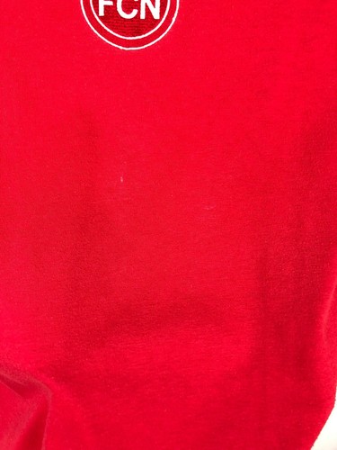 Vintage 90's Adidas Nurnberg Football Shirt Soccer Train Red Jersey Trikot Sz M - Picture 8 of 15