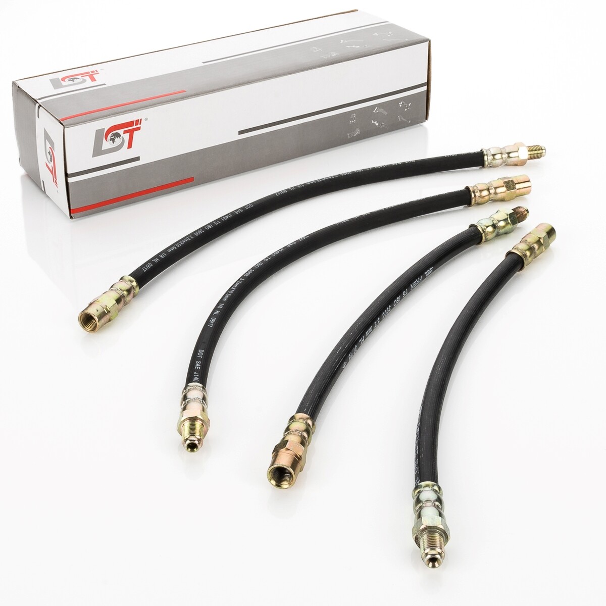4x Brake Hose Brake Line Front Rear for MERCEDES-BENZ S123 W123 C123