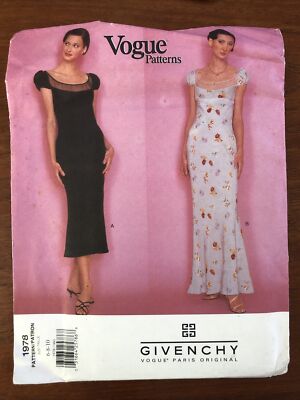 VOGUE Pattern 1978 Paris Galliano for Givenchy 6-8-10