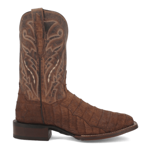 DAN POST Men's MICKEY DP4896 11" Caiman Western Boot, Leather Tan, Size 9 EW - Picture 2 of 10