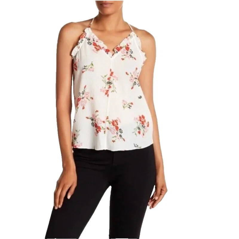 White Floral Tops for Women