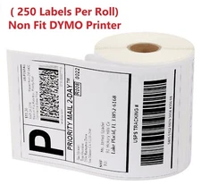 250 Labels 1 Roll 4x6 label Zebra 2844 Eltron Direct Thermal Shipping Printer
