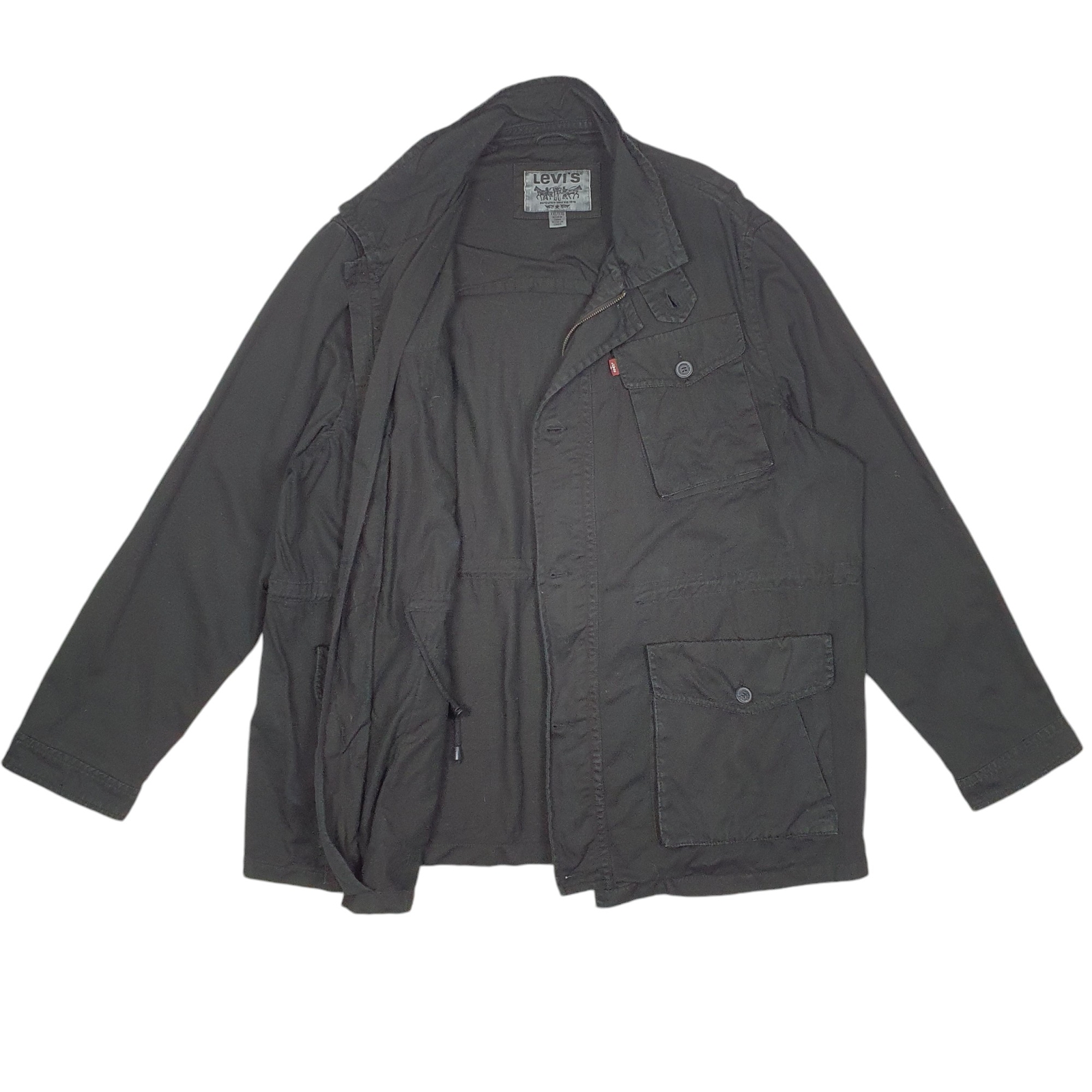 LEVIS Parka Jacket Coat Military Smock Para Mens XXL image 2