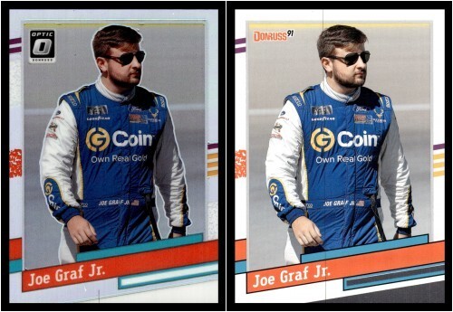 2024 Donruss NASCAR Menge 2 Karten - Joe Graf Jr. Basisoptik - Bild 1 von 3