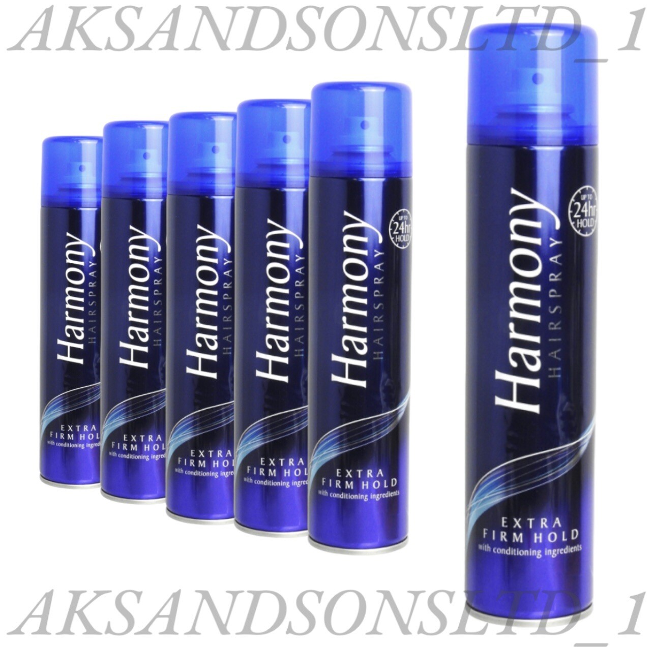 6 x Harmony Hairspray 24hr Extra Firm Hold 300ml eBay