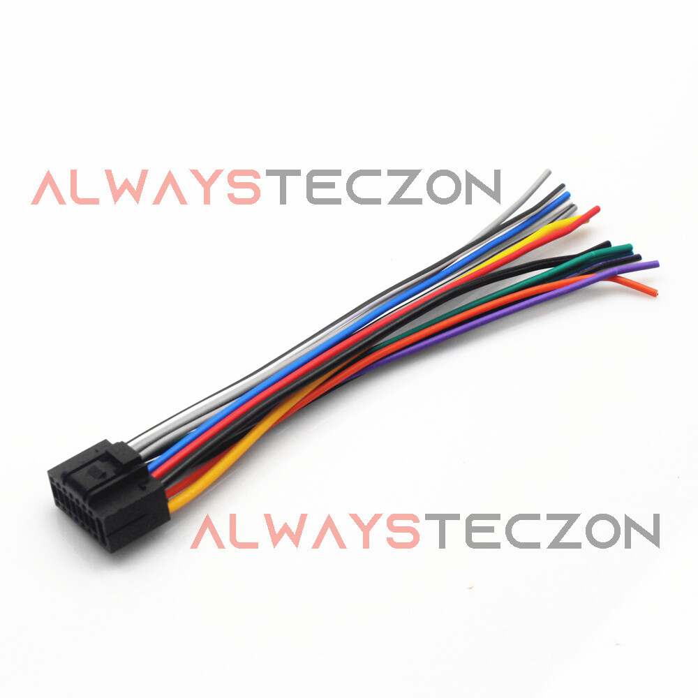 Wiring Harness Aftermarket Radio Audio Power Plug Adapter Fo