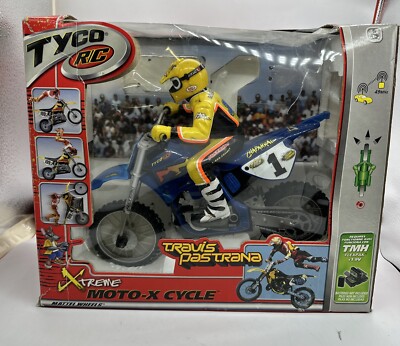 Tyco RC Xtreme Moto-X Cycle オートバイRC TYCO RC Xtreme Moto-X-Cycle Travis Pastrana Motorcycle Dirt Bike