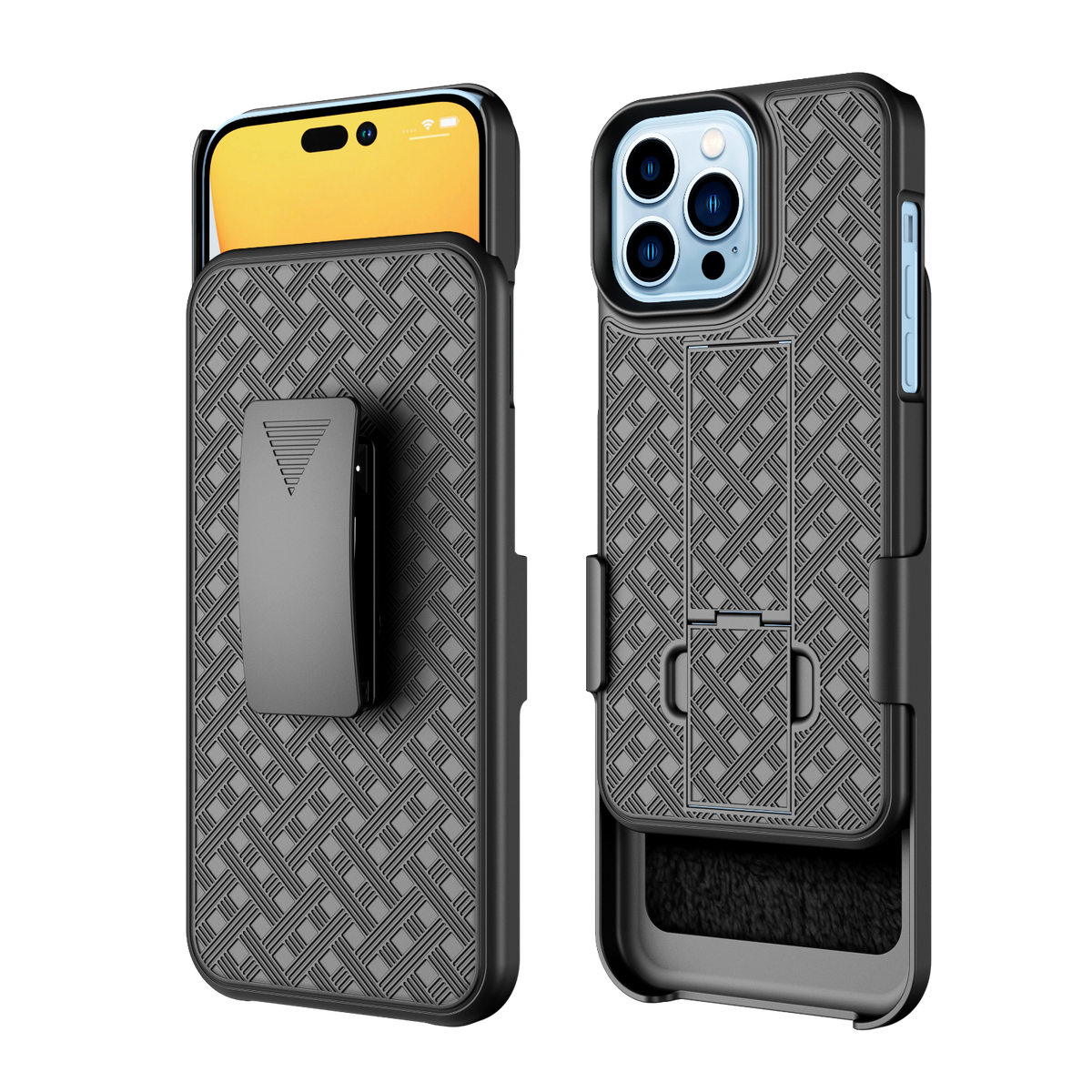 For iPhone 14 Pro Max 13 12 11 Pro Belt Clip Holster Case with