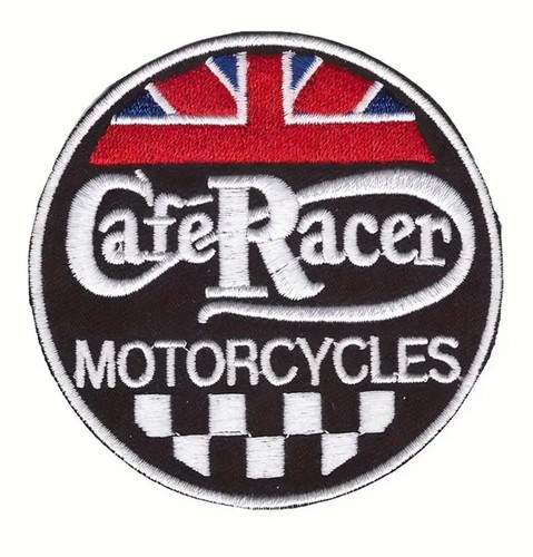 🔥 Cafe Racer Triumph Motorcycles Embroidered Patch Iron / Sew On 3” Racing Bike - 第 1/6 張圖片