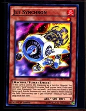 Yugioh Jet Synchron SDSE-EN001 Super Rare 1st Ed LP/NM 0408#22