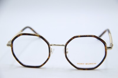 NEW TORY BURCH TY 1075 3337 TORTOISE GOLD AUTHENTIC DESIGNER 