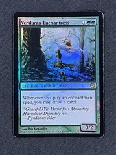 MTG Magic Foil Verduran Enchantress x1 9th Edition NM+ Rare